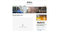 Desktop Screenshot of buteco.com.br