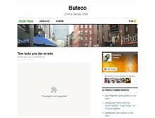 Tablet Screenshot of buteco.com.br